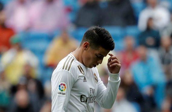 James Rodríguez paga los platos rotos del partido ante el Mallorca