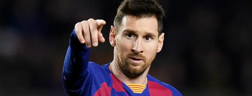 Messi le da un toque de atención por su físico (y no es Dembelé)