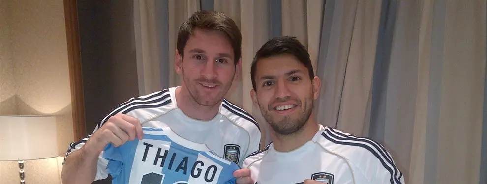 El Kun Agüero habla sobre el futuro de Messi ¡y se le escapa este bombazo!