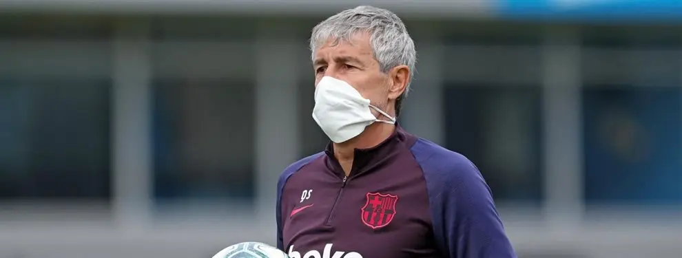 Quique Setién le retiene: la fuga que impide en el Barça