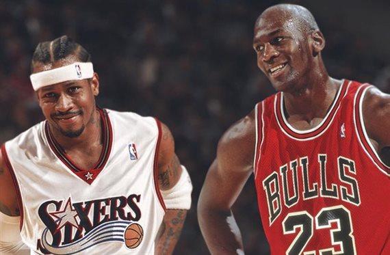 Michael Jordan y Allen Iverson cierran el debate con LeBron James: palo