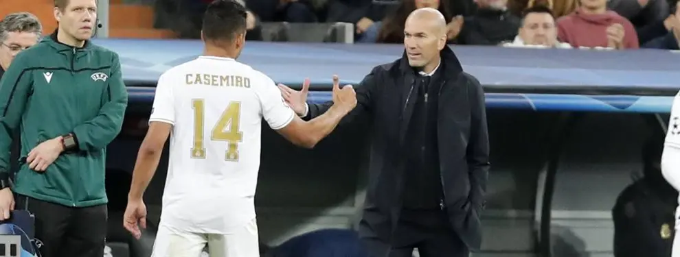 Zidane tiene sustituto para Casemiro por 15 millones de euros