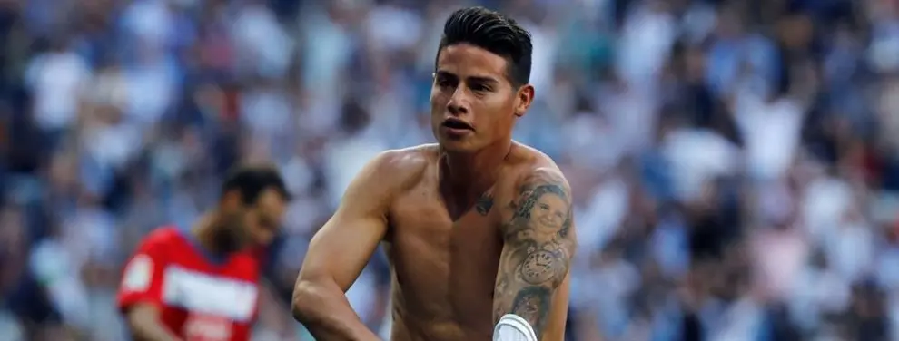 ¡James Rodríguez recibe otra llamada! Su salida del Real Madrid está hecha