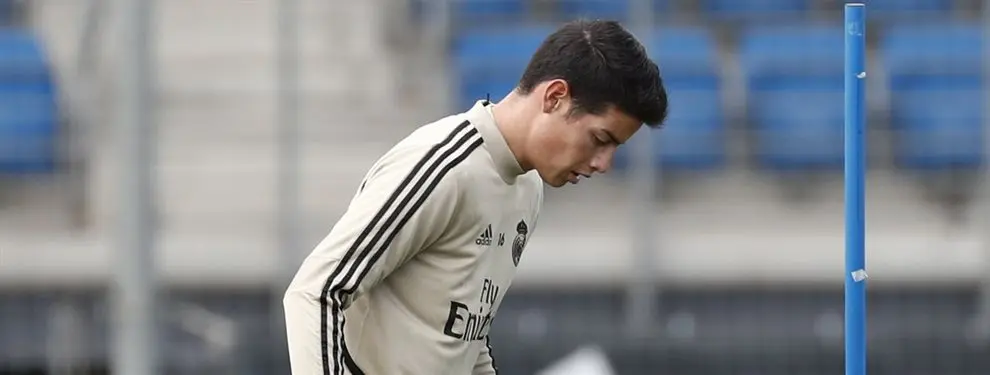 ¡James Rodríguez encuentra equipo! Se acerca su salida del Real Madrid