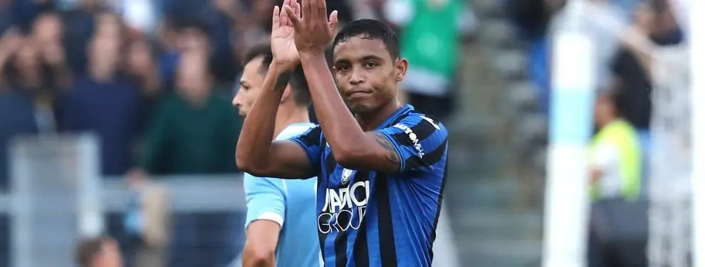 Luis Muriel rechaza una oferta bomba para seguir en el Atalanta