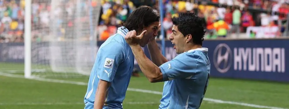  Luis Suárez alucina y llama a Cavani: tándem para 2021 en Madrid