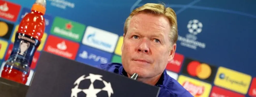 ¡Ronald Koeman se las tuvo con un peso pesado del Barça! Y es por esto