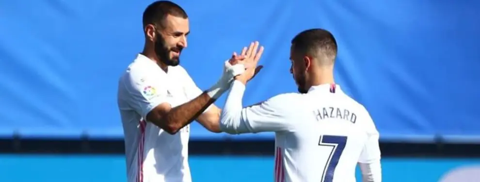 Hazard no es la única alegría, Zidane elige a su dupla: KO a Vinícius