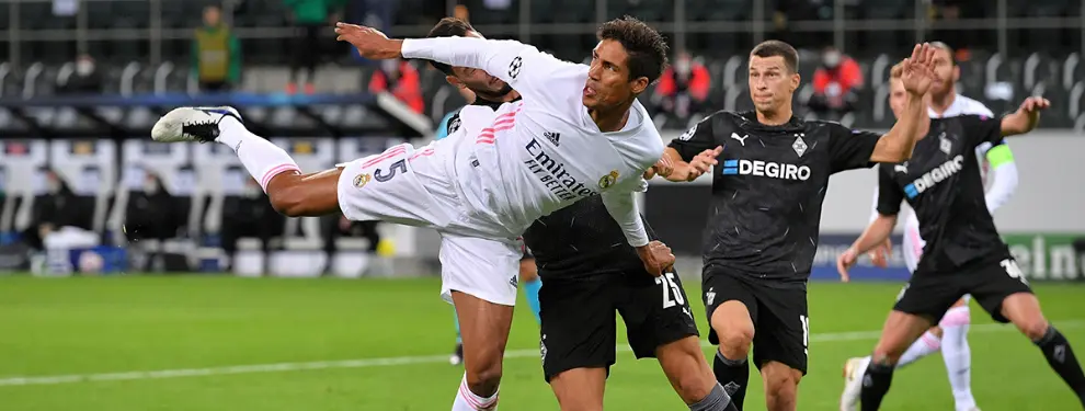 ¡Vienen a por Raphaël Varane! Oferta bomba (y el Madrid la estudia)