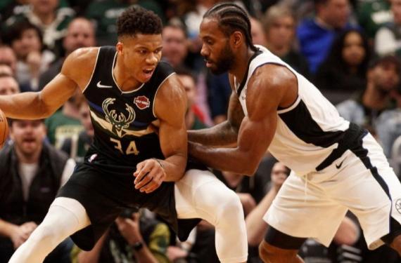 Guerra brutal entre Giannis y Kawhi por un actual campeón de la NBA