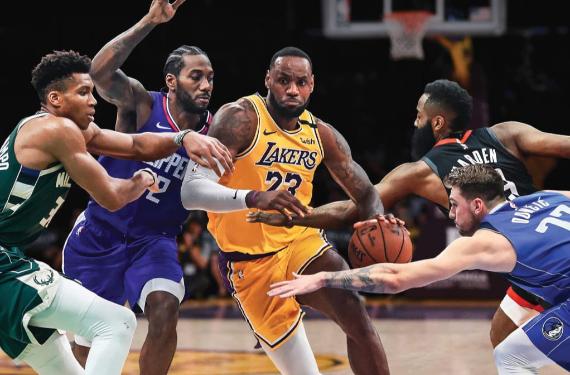 LeBron James destroza así a Curry y Kawhi a horas de iniciarse la NBA