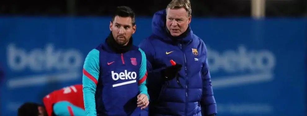 ¿Y ahora qué? Messi no le quiere y Koeman le enseña la puerta