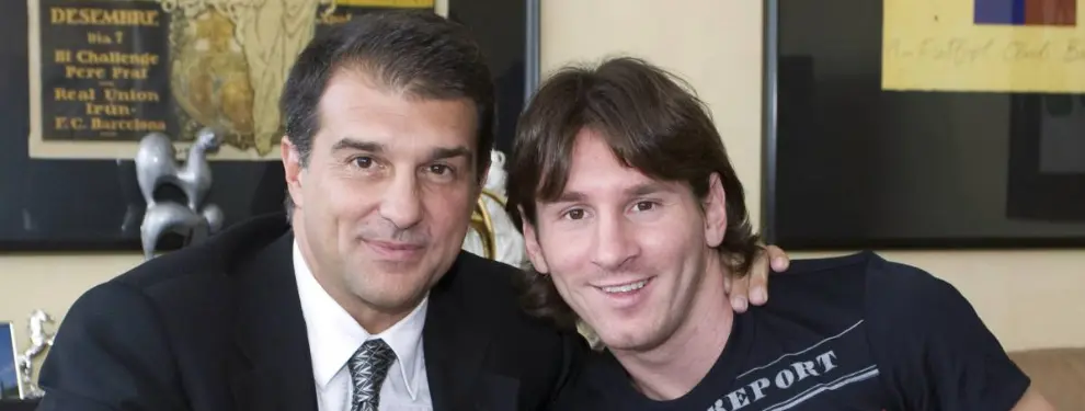 Joan Laporta elige al sustituto de Leo Messi en el Barça