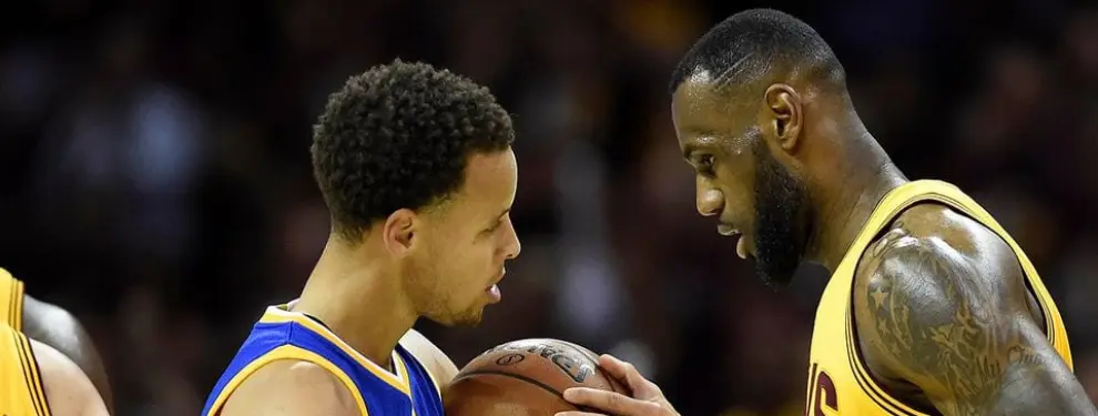 LeBron James y Stephen Curry en shock: el enemigo está en casa