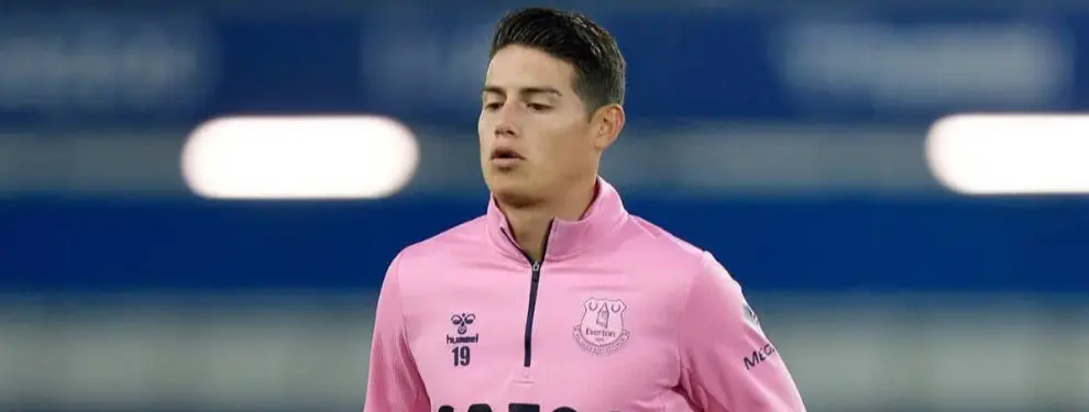 James Rodríguez puede salir del Everton en verano (y volver a España)