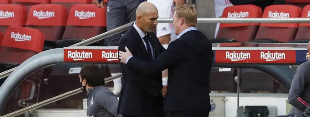 Zinedine Zidane puede destrozar a Ronald Koeman con un fichaje