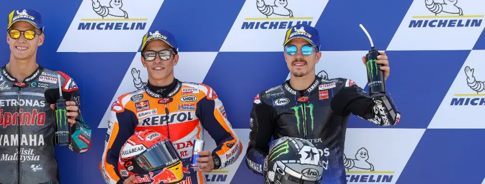 Viñales y Valentino Rossi liquidan a Márquez: Ducati es la amenaza