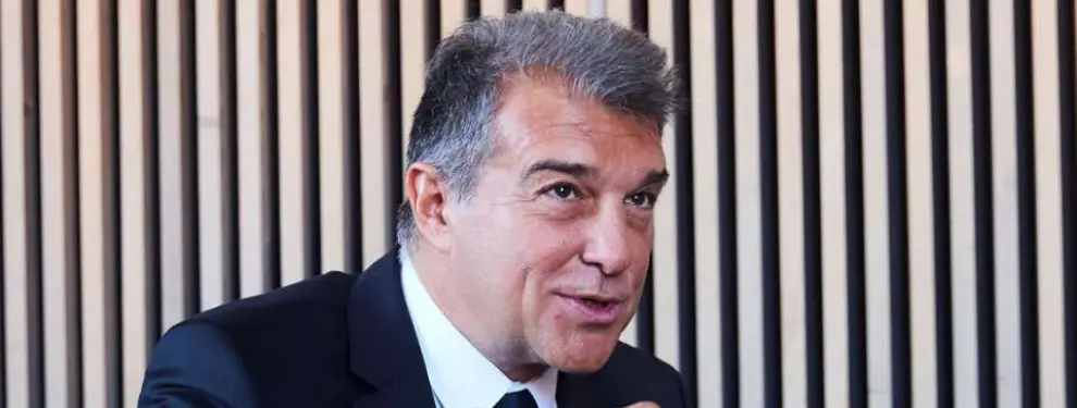 Joan Laporta se marca un nuevo objetivo para la delantera del Barça