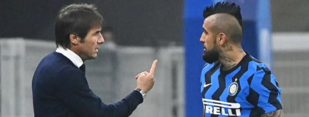 Conte se la juega a Monchi para contentar a Lautaro: le quiere a él