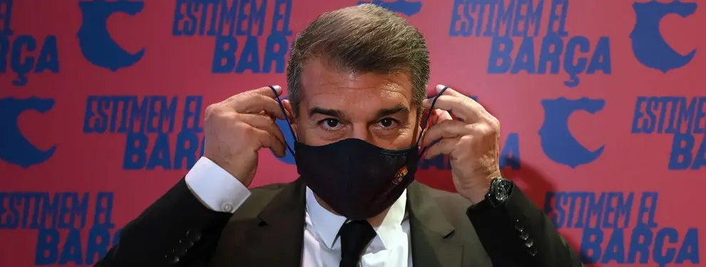 Joan Laporta descarta a un candidato para la delantera del Barça