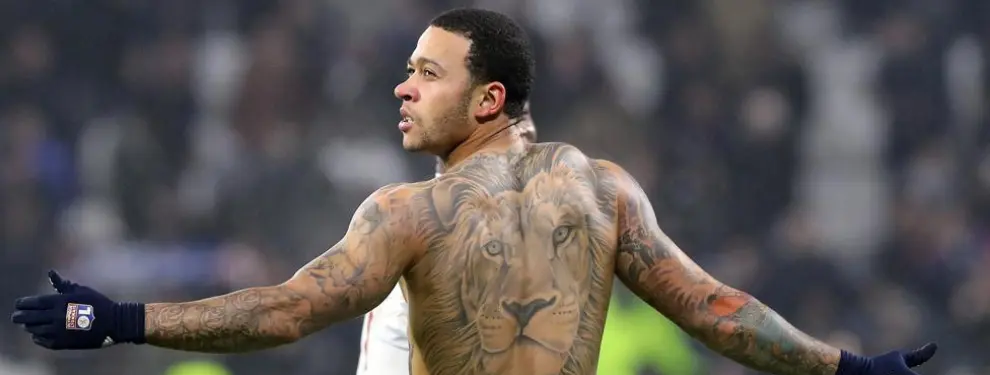 ¡Memphis Depay se la lía al Barça! Negocia con otro gran club