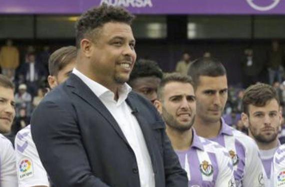 Ronaldo Nazário ficha con maestría para el Real Valladolid