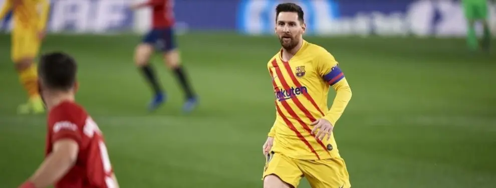 Messi pide un socio. Una salida y fichaje que se decide ante Osasuna