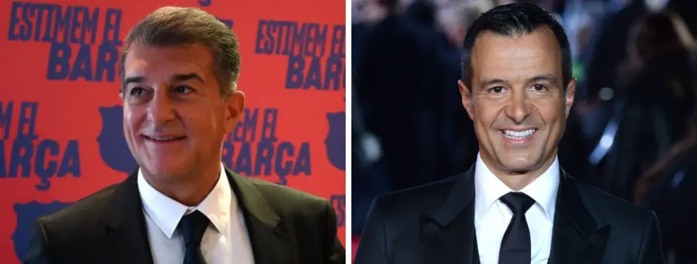 Jorge Mendes pone sobre la mesa de Joan Laporta un delantero sorpresa