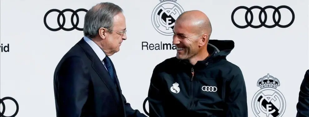 Zinedine Zidane prohíbe a Florentino Pérez la llegada de este jugador