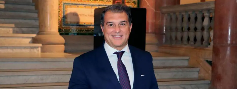 Joan Laporta piensa en un fichaje sorpresa para la medular del Barça