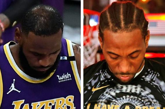 Terror en Los Ángeles: LeBron James y Kawhi Leonard están KO