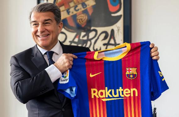 Joan Laporta descarta al momento a este delantero centro