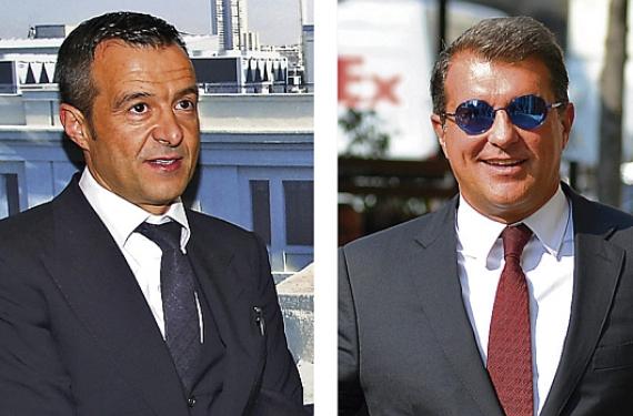 Jorge Mendes y la reunión con Joan Laporta que dinamita al Barça