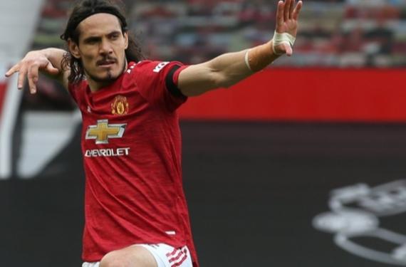 Cavani apunta y dispara: en el Manchester United no dan crédito