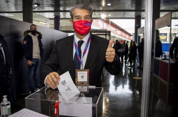 Joan Laporta negocia con una de las sensaciones de la Eurocopa