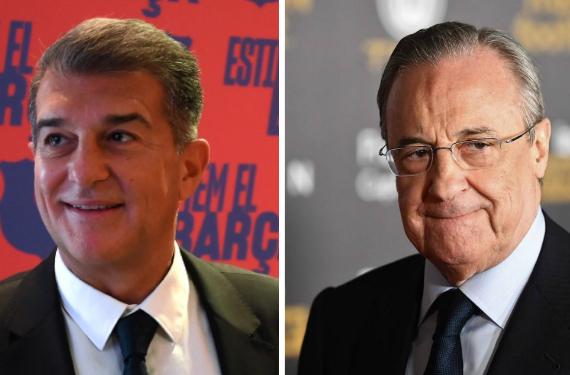 Joan Laporta trata de robarle un fichaje estrella a Florentino Pérez