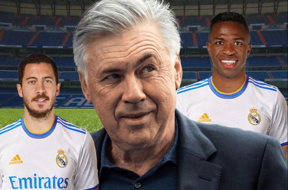 Ancelotti, otro sueño de 90 kilos por la banda de Hazard y Vinícius