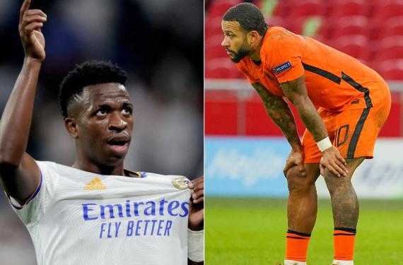 Depay y Vinícius avisan a Bayern e Inter de Milan: nuevos aliados