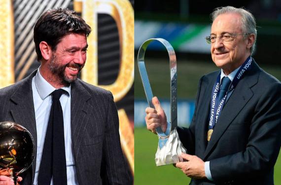 Cambio de cromos entre Florentino y Agnelli que ¿el Bernabéu repudia?