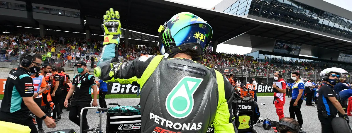Valentino Rossi se despide de Moto GP