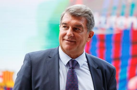 Joan Laporta sorprende al Camp Nou con el francés: OK, cedido en enero