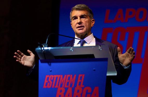 Joan Laporta aprovecha el caos del United: dardo, y espera respuesta