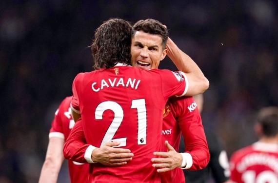 CR7 ya sabe quiénes acompañarán a Edinson Cavani fuera de Old Trafford