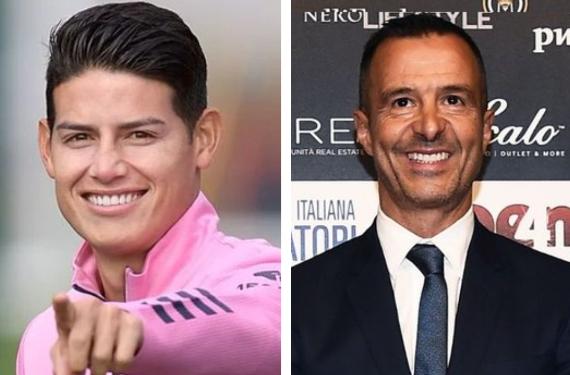 Bomba de James Rodríguez: se lo pide a Jorge Mendes y Colombia alucina