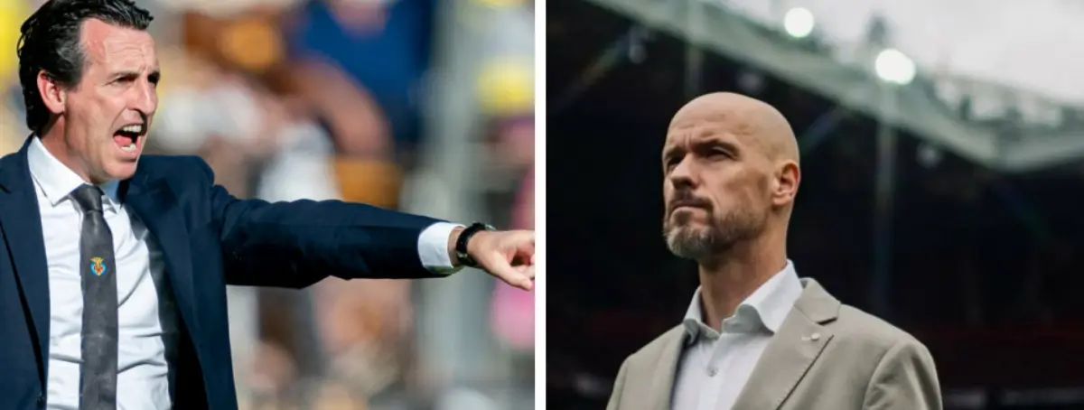 Erik ten Hag y el Manchester United, a por el Villarreal de Emery