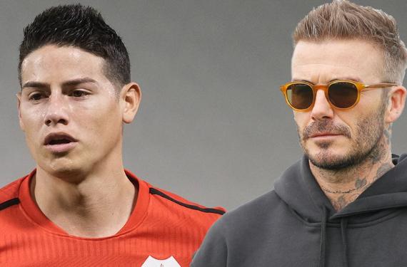 James Rodríguez se olvida del Atlético de Madrid y piensa en Beckham