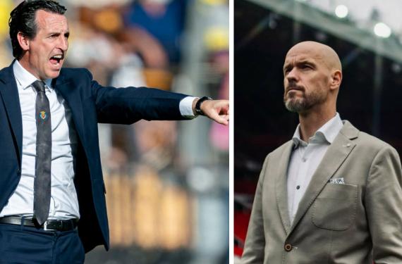 Erik ten Hag y el Manchester United, a por el Villarreal de Emery