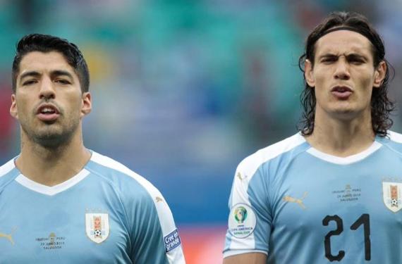 Luis Suárez y Edinson Cavani, juntos en la 22/23 y Uruguay alucina