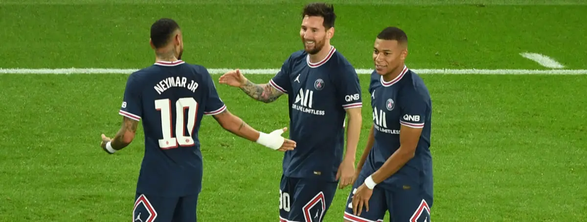 El plan por el que Al-Khelaïfi se desalma: Messi, Neymar y Mbappé ríen