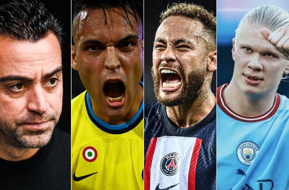 Lautaro Martínez quiere fulminar a Xavi; Neymar y Haaland, en peligro